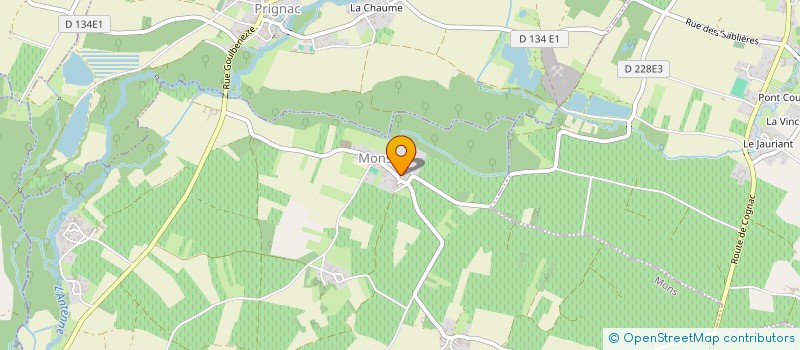 localisation de l'entreprise MADAME MARIE-LOU GILLOT  PRIGNAC