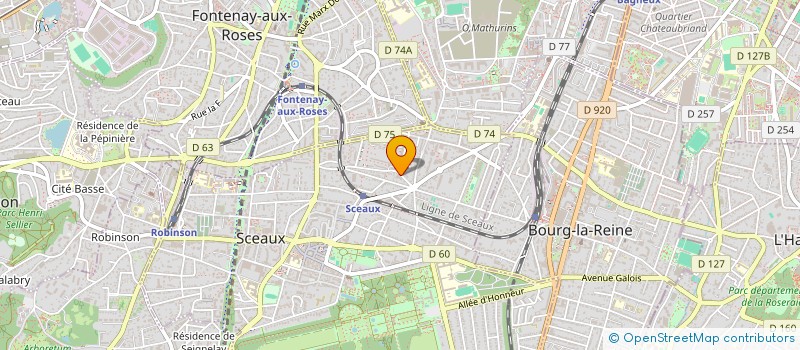 localisation de l'entreprise MADAME MARIE-LOU LESAGE à SCEAUX