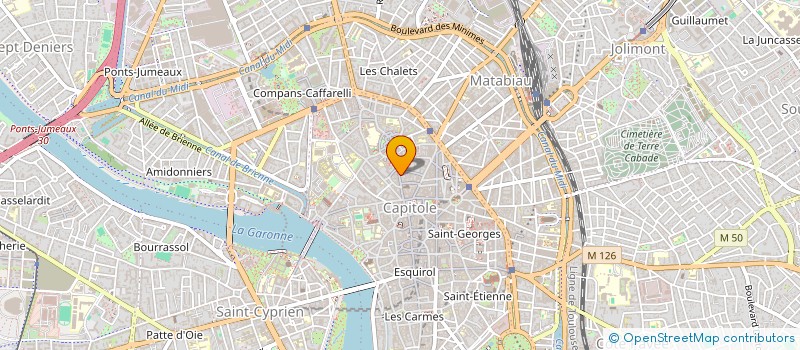localisation de l'entreprise MADAME MARIE-LOU PERAL  TOULOUSE