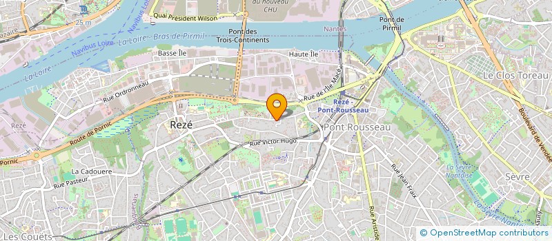 localisation de l'entreprise MADAME MARIE LOUART  REZE