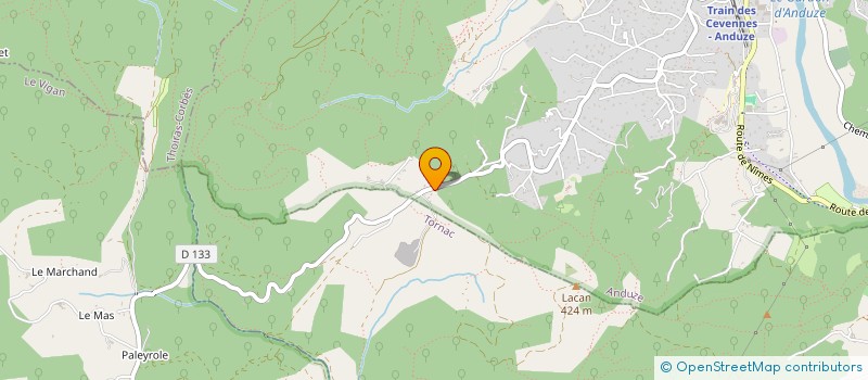 localisation de l'entreprise MADAME MARIE LOUERAT  ANDUZE