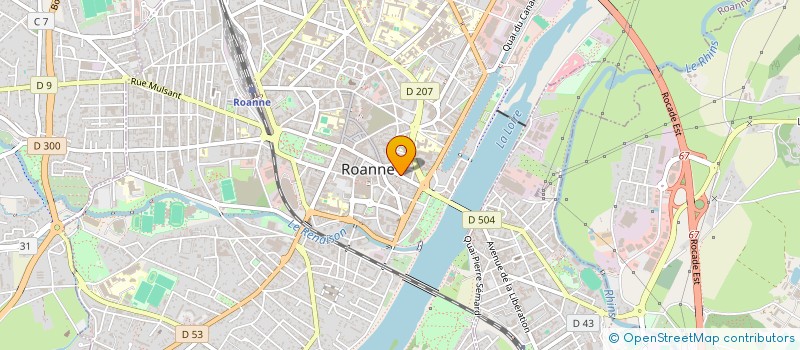 localisation de l'entreprise MADAME MARIE-LOUISE AGERON  ROANNE