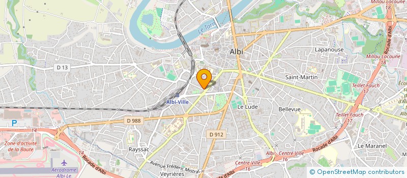 localisation de l'entreprise MADAME MARIE LOUISE AT à ALBI