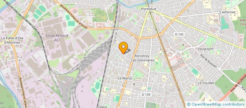 localisation de l'entreprise MADAME MARIE-LOUISE AUBRY  LE MANS