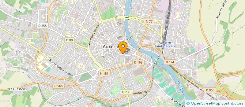 localisation de l'entreprise MADAME MARIE-LOUISE BAILLY à AUXERRE