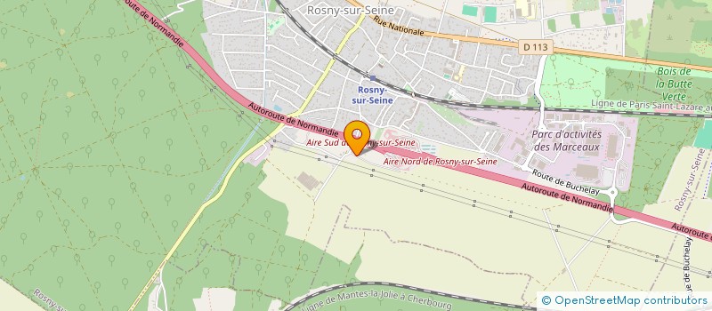 localisation de l'entreprise MADAME MARIE-LOUISE BAUMGARTHEN  ROSNY-SUR-SEINE