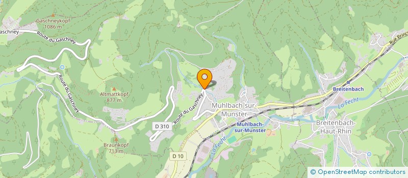 localisation de l'entreprise MADAME MARIE-LOUISE BENZ  MUHLBACH-SUR-MUNSTER