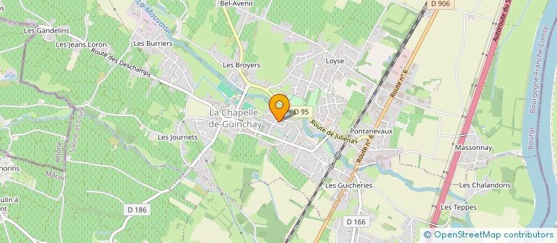 localisation de l'entreprise MADAME MARIE-LOUISE BLANCHARD à LA CHAPELLE-DE-GUINCHAY