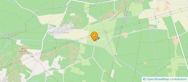 localisation de l'entreprise MADAME MARIE LOUISE BONNET  SAINT-FRICHOUX