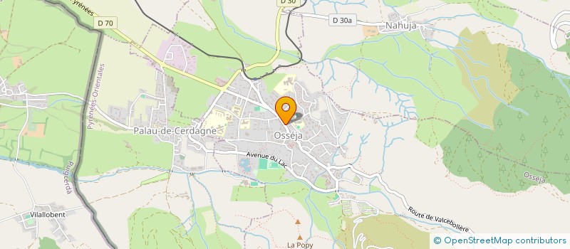 localisation de l'entreprise MADAME MARIE LOUISE CANAL  OSSEJA