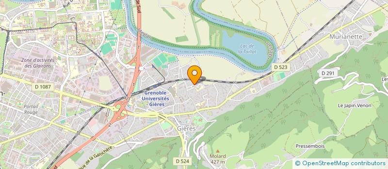 localisation de l'entreprise MADAME MARIE-LOUISE COTE  GIERES