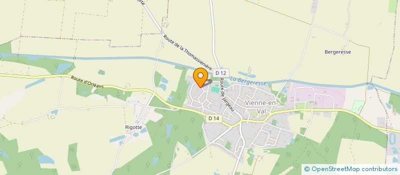 localisation de l'entreprise MADAME MARIE LOUISE DIGONNET à VANNES-SUR-COSSON
