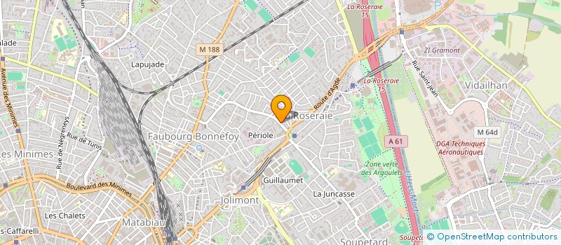 localisation de l'entreprise MADAME MARIE-LOUISE FABRE à TOULOUSE