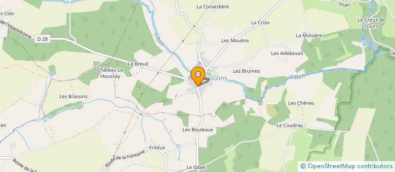 localisation de l'entreprise MADAME MARIE-LOUISE GHYSELEN à BONSMOULINS