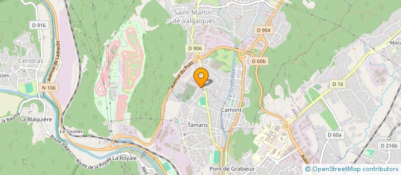 localisation de l'entreprise MADAME MARIE LOUISE GIMENEZ  ALES