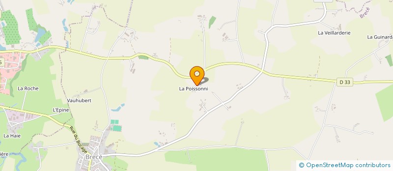 localisation de l'entreprise MADAME MARIE-LOUISE HUARD  BRECE