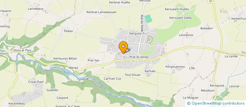 localisation de l'entreprise MADAME MARIE LOUISE JACQ  PLOUIDER