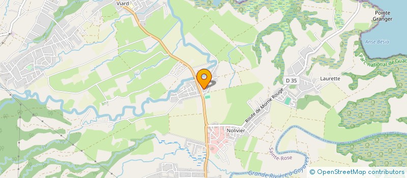 localisation de l'entreprise MADAME MARIE-LOUISE LAGUERRE  SAINTE-ROSE