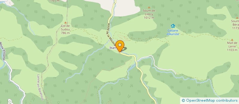 localisation de l'entreprise MADAME MARIE-LOUISE LARREY  ARETTE