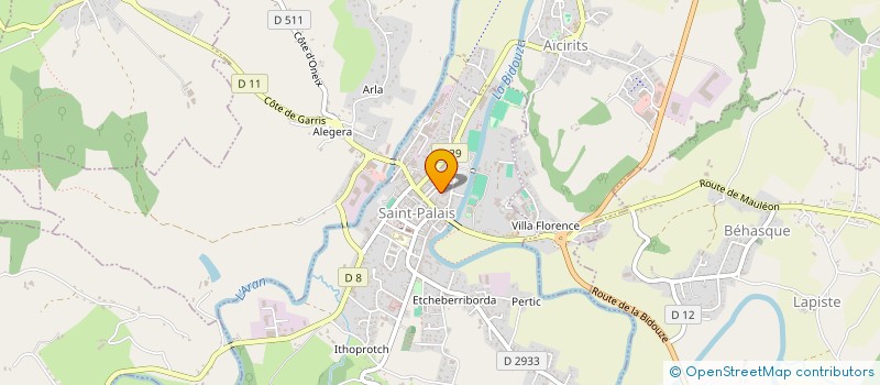 localisation de l'entreprise MADAME MARIE-LOUISE LARRONDO  JUXUE