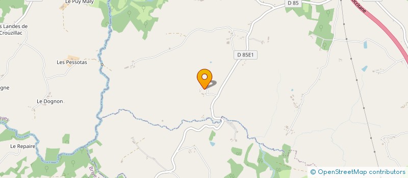 localisation de l'entreprise MADAME MARIE LOUISE LATRONCHE  SALON-LA-TOUR