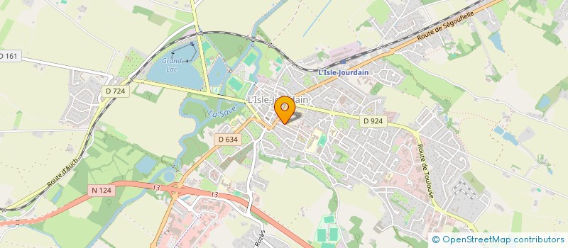 localisation de l'entreprise MADAME MARIE-LOUISE LE GALL  L'ISLE-JOURDAIN