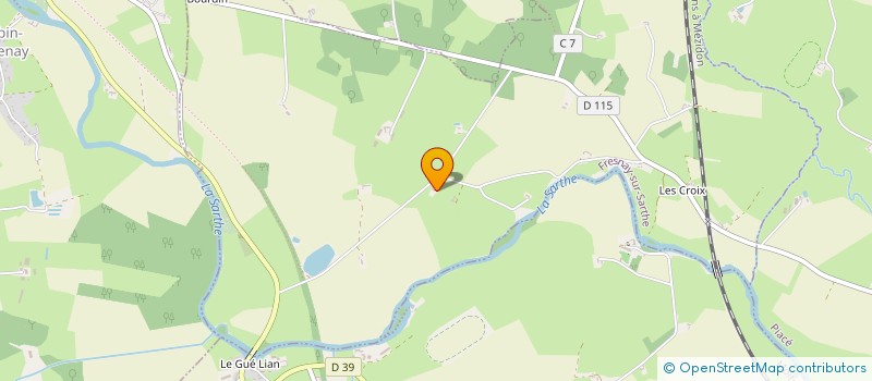 localisation de l'entreprise MADAME MARIE-LOUISE LECHAT  FRESNAY-SUR-SARTHE