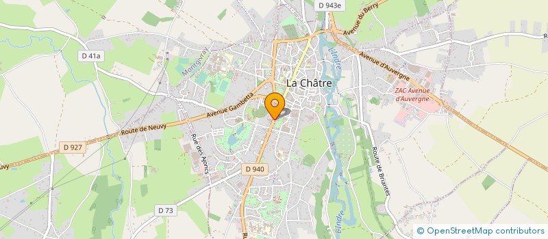localisation de l'entreprise MADAME MARIE-LOUISE LEGER à LA CHATRE