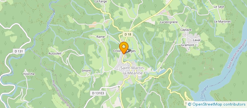 localisation de l'entreprise MADAME MARIE-LOUISE MAS à ARGENTAT-SUR-DORDOGNE