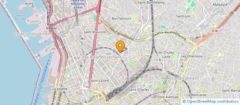 localisation de l'entreprise MADAME MARIE LOUISE MAZOUILLIER à MARSEILLE