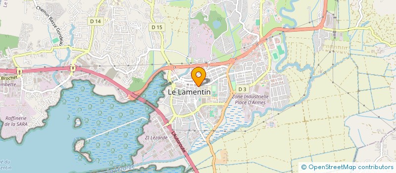 localisation de l'entreprise MADAME MARIE-LOUISE MOGADE  LE LAMENTIN