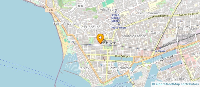 localisation de l'entreprise MADAME MARIE-LOUISE NGBANDA  LE HAVRE