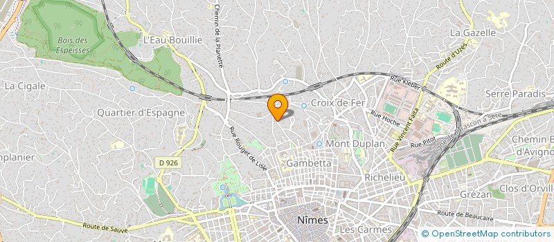 localisation de l'entreprise MADAME MARIE LOUISE NIKOLOV  NIMES