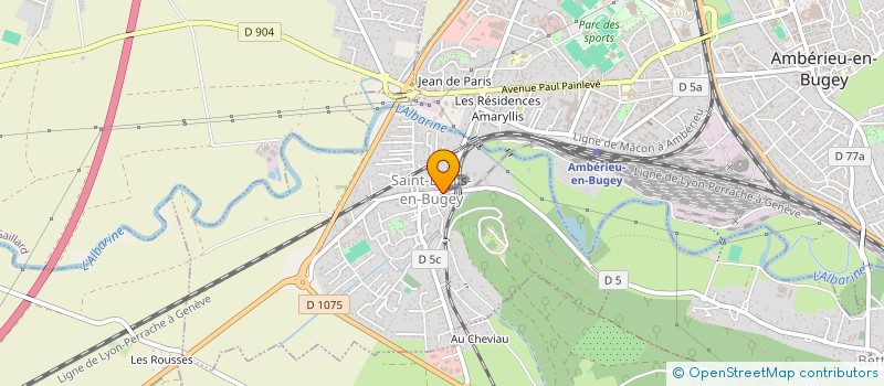 localisation de l'entreprise MADAME MARIE-LOUISE NIVIERE  SAINT-DENIS-EN-BUGEY