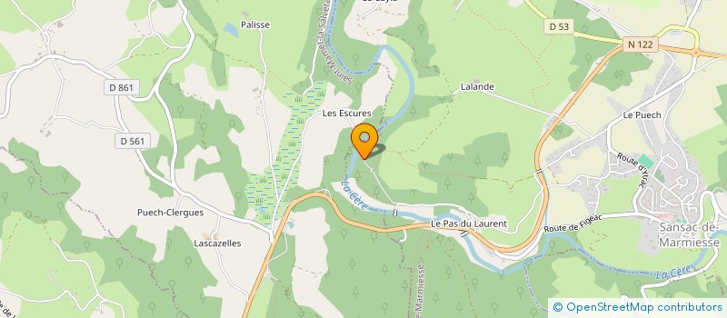 localisation de l'entreprise MADAME MARIE-LOUISE NOEL à ARPAJON-SUR-CERE