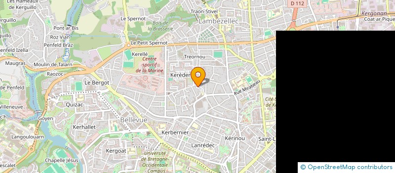 localisation de l'entreprise MADAME MARIE-LOUISE PELLEN à BREST
