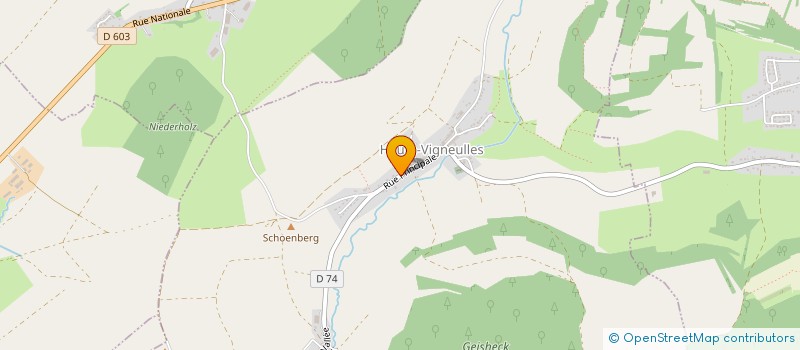 localisation de l'entreprise MADAME MARIE-LOUISE PINCEMAILLE  GUINGLANGE