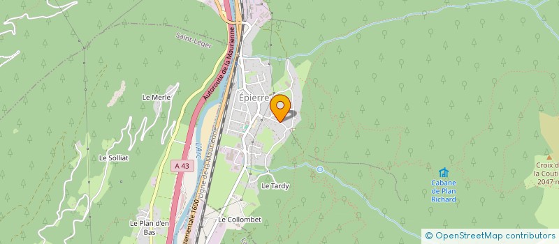 localisation de l'entreprise MADAME MARIE-LOUISE PITTON  EPIERRE