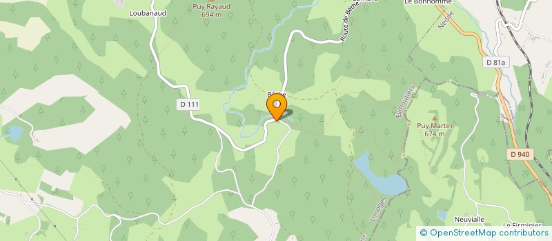 localisation de l'entreprise MADAME MARIE-LOUISE POUJETOUX  NEDDE