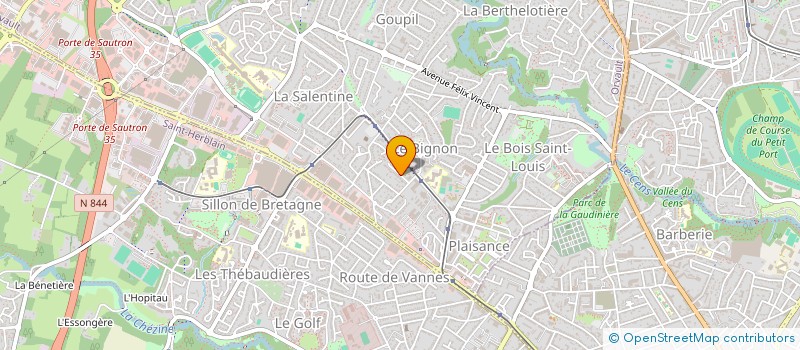 localisation de l'entreprise MADAME MARIE-LOUISE REVEILLANT à ORVAULT