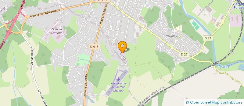 localisation de l'entreprise MADAME MARIE-LOUISE ROQUAIN  VIERZON