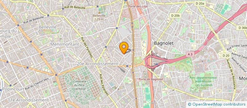 localisation de l'entreprise MADAME MARIE-LOUISE SABATIER  PARIS