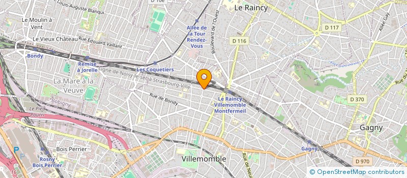 localisation de l'entreprise MADAME MARIE-LOUISE SAMBE  VILLEMOMBLE