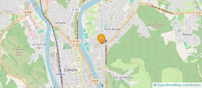 localisation de l'entreprise MADAME MARIE-LOUISE SASTRES  CAHORS