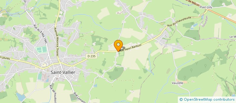 localisation de l'entreprise MADAME MARIE-LOUISE SERRE  SAINT-VALLIER