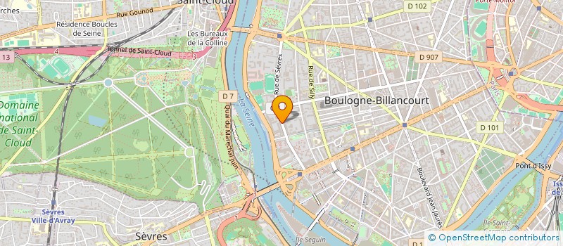 localisation de l'entreprise MADAME MARIE-LOUISE SORBAC à BOULOGNE-BILLANCOURT