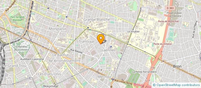 localisation de l'entreprise MADAME MARIE LOUISE TJANI KIHEGA  LYON