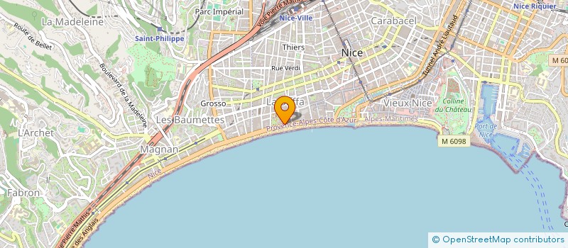 localisation de l'entreprise MADAME MARIE-LOUISE TOUPET à NICE