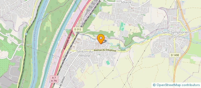 localisation de l'entreprise MADAME MARIE LOUISE VENTURA  SEREZIN-DU-RHONE