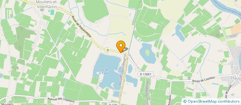 localisation de l'entreprise MADAME MARIE-LOUISE YONNET  MOULIETS-ET-VILLEMARTIN